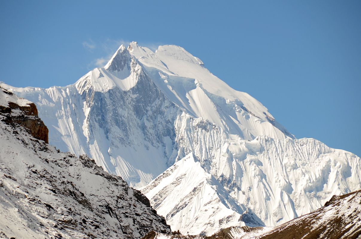 04 Roc Noir Khangsar Kang, Annapurna East, Annapurna Centre, And Annapurna I Main Precarious Summit Ridge Seen From Chulu Far East Base Camp 